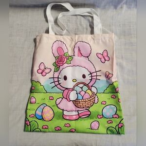 Hello Kitty Pink and Green Tote Bag